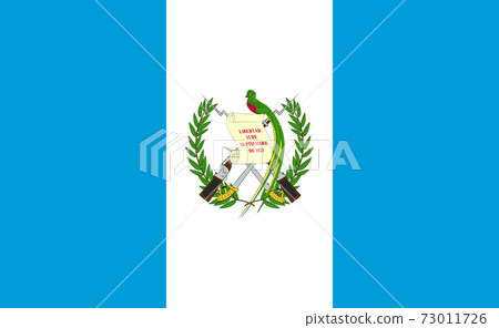 Guatemala national flag in exact proportions - Vector 73011726