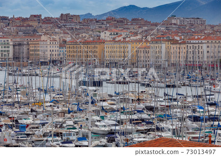 Marseilles. View of the old port and the city embankment. Marseilles. View of the old port and the city embankment. 73013497