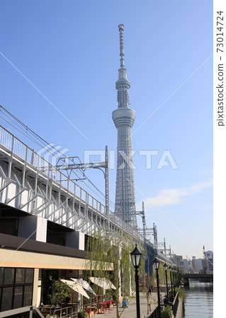 東京都墨田區東京天空樹的景色 73014724