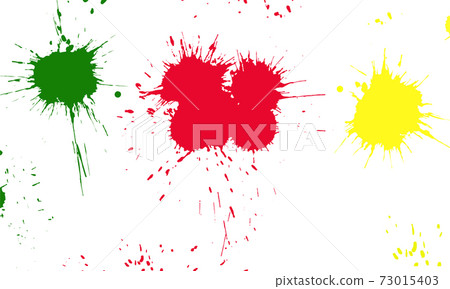 Colorful splash paint effect vector Colorful splash paint effect vector 73015403