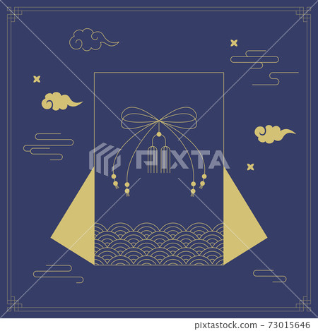 Korean traditional illustration-lucky bag Korean traditional illustration-lucky bag 73015646