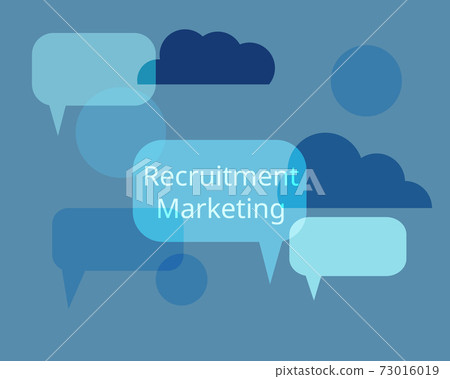 recruitment marketing for employer branding in human resources vector 73016019