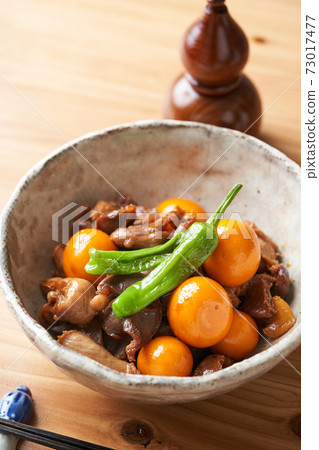 Simmered chicken Simmered chicken 73017477