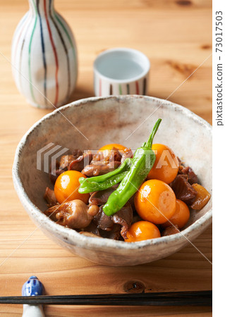 Simmered chicken 73017503