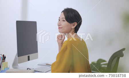Business image Working woman Business image Working woman 73018738