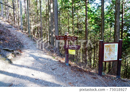 Mountain trail to Mt. Kawanori Daidawa 73018927