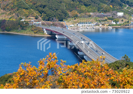 Looking at Lake Hamana from the Hamanako Orgel Museum 73020922
