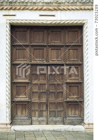 ancient wooden door ancient wooden door 73023289
