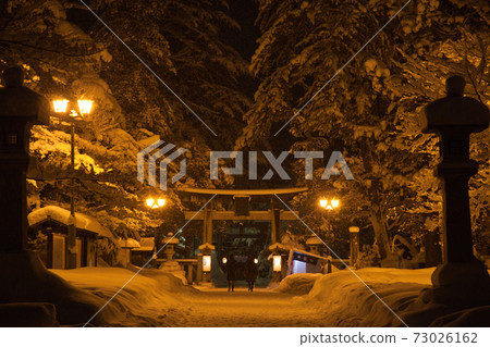 Uesugi Shrine celebrating the New Year | January 2021 Uesugi Shrine celebrating the New Year | January 2021 73026162