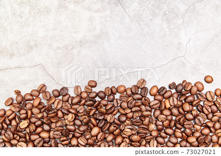Background from coffee grains natural , the top view 73027021