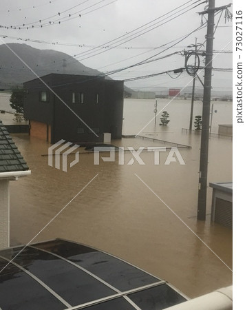 佐賀縣武雄市淹沒狀態 佐賀縣武雄市淹沒狀態 73027116
