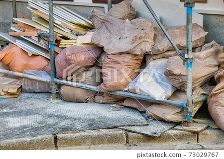 Construction site debris and rubble bags 73029767