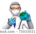 Doctor B Blur Injecting Vaccine into Corona-Infested Earth 73033031