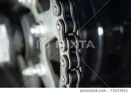 Bike dirty chain close-up Bike dirty chain close-up 73033921