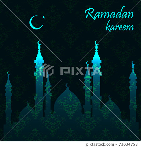 Ramadan greetings card Ramadan greetings card 73034758
