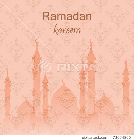 Ramadan greetings card Ramadan greetings card 73034860