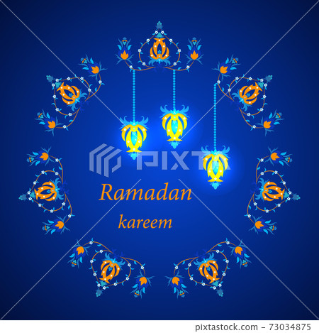 Ramadan greetings card 73034875