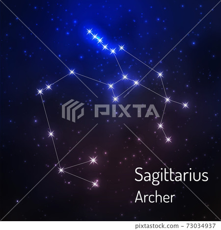 Constellation in the night starry sky Constellation in the night starry sky 73034937