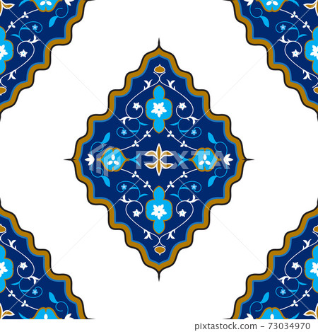 Oriental seamless pattern with arabesque 73034970
