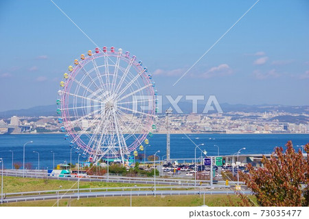 兵庫縣淡路公路綠洲的神戶風光 73035477