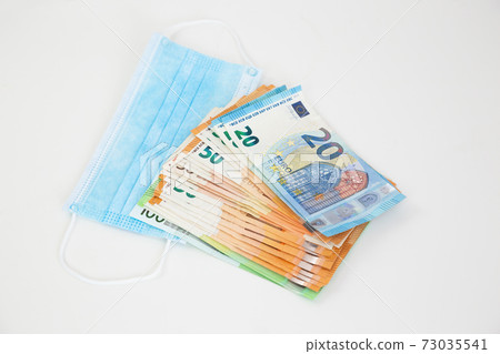 Concept of financial costs of coronavirus pandemic 73035541