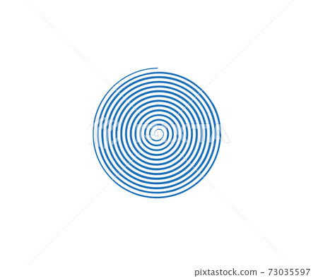 Circle, helix, scroll, spiral icon. Vector...-插圖素材 [73035597] - PIXTA圖庫