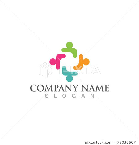 Community, network and social icon 73036607