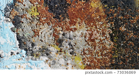 Plaster wall crack pattern sesame vintage red stain color Plaster wall crack pattern sesame vintage red stain color 73036869