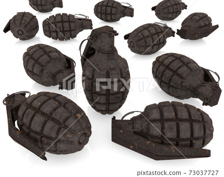 Rusty hand grenades 73037727