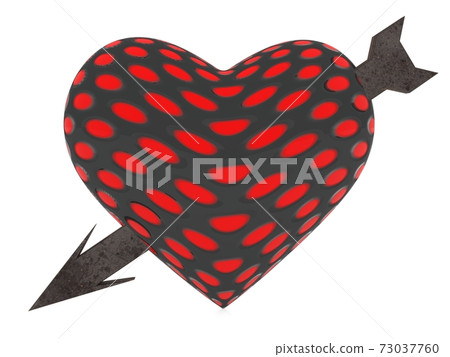 Rusty arrow shot through the heart Rusty arrow shot through the heart 73037760
