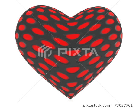 Abstract heart on a white background 73037761