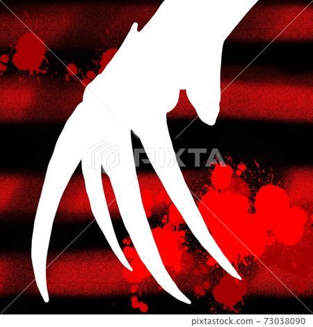 Background patern red and black stripes. Krueger hand and red color strokes. Wallpaper Halloween Background patern red and black stripes. Krueger hand and red color strokes. Wallpaper Halloween 73038090