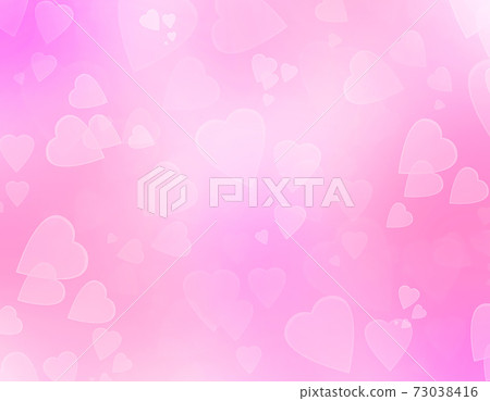 Pink romantic abstract background with hearts. Pink romantic abstract background with hearts. 73038416