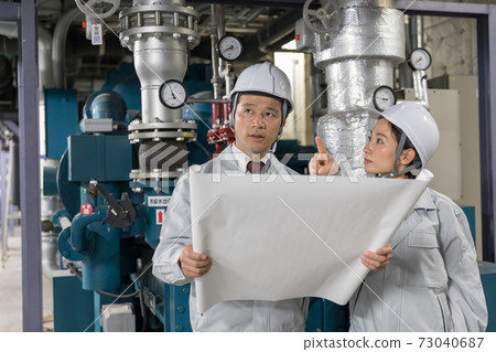 Education OJT to teach workers working in factory facilities 73040687
