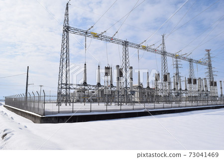 Outdoor substation equipment in snowy country 73041469