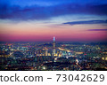 Seoul city skyline 73042629