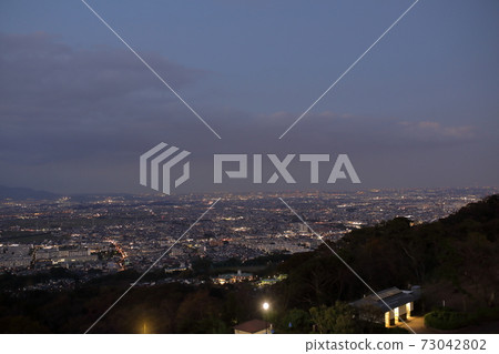 Night view of Atsugi seen from Shonandaira Night view of Atsugi seen from Shonandaira 73042802