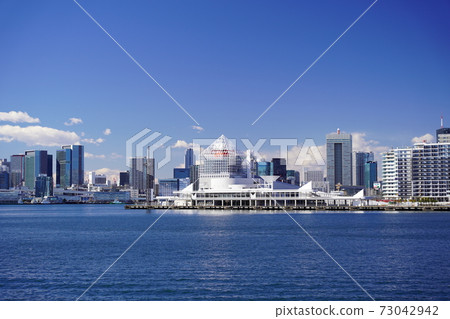 東京灣地區晴海碼頭的風景 東京灣地區晴海碼頭的風景 73042942