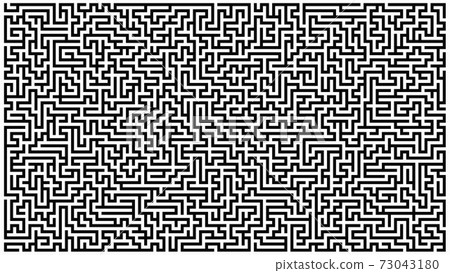 Maze black and white simple 73043180