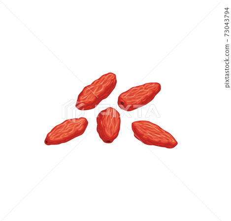 Dogwood dried fruits, dry berry food sweet dessert 73043794