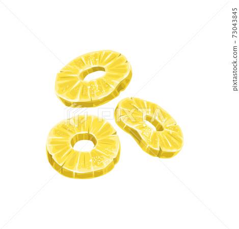 Pineapple dried fruits, dry food candied sweets Pineapple dried fruits, dry food candied sweets 73043845