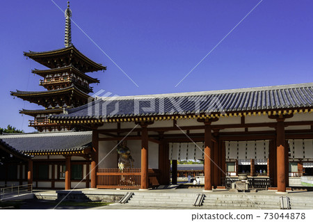 Yakushiji Temple Nakamon, Nara City, Nara Prefecture 73044878