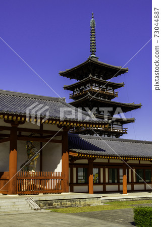 Yakushiji Temple Nakamon, Nara City, Nara Prefecture 73044887