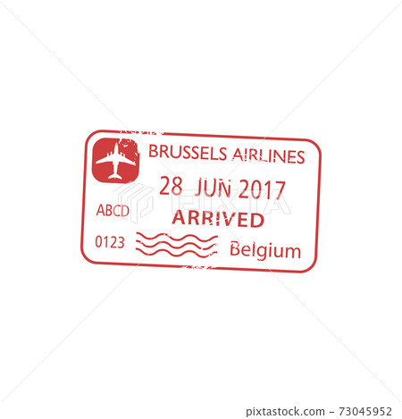Brussels airport arrival visa, passport control Brussels airport arrival visa, passport control 73045952