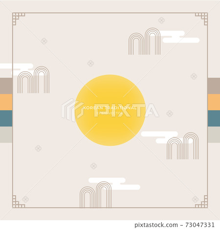 Korean traditional background Korean traditional background 73047331