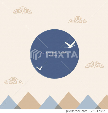 Korean traditional background 73047334