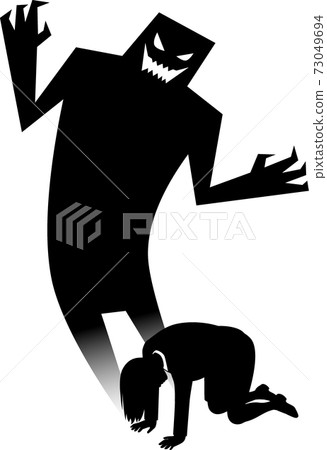 Female businessman with trauma 73049694