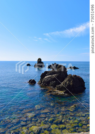 剃毛的岩石河野北前船屋通鶴灣 剃毛的岩石河野北前船屋通鶴灣 73051496