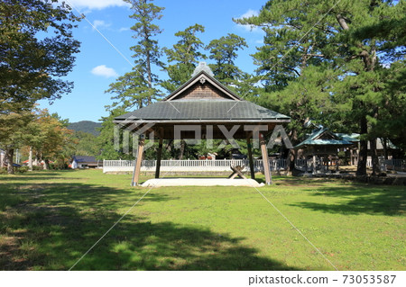 Mizuwakasu Shrine's Oki Classic Sumo Dohyo 73053587