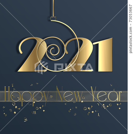2021 happy new year card 2021 happy new year card 73053667